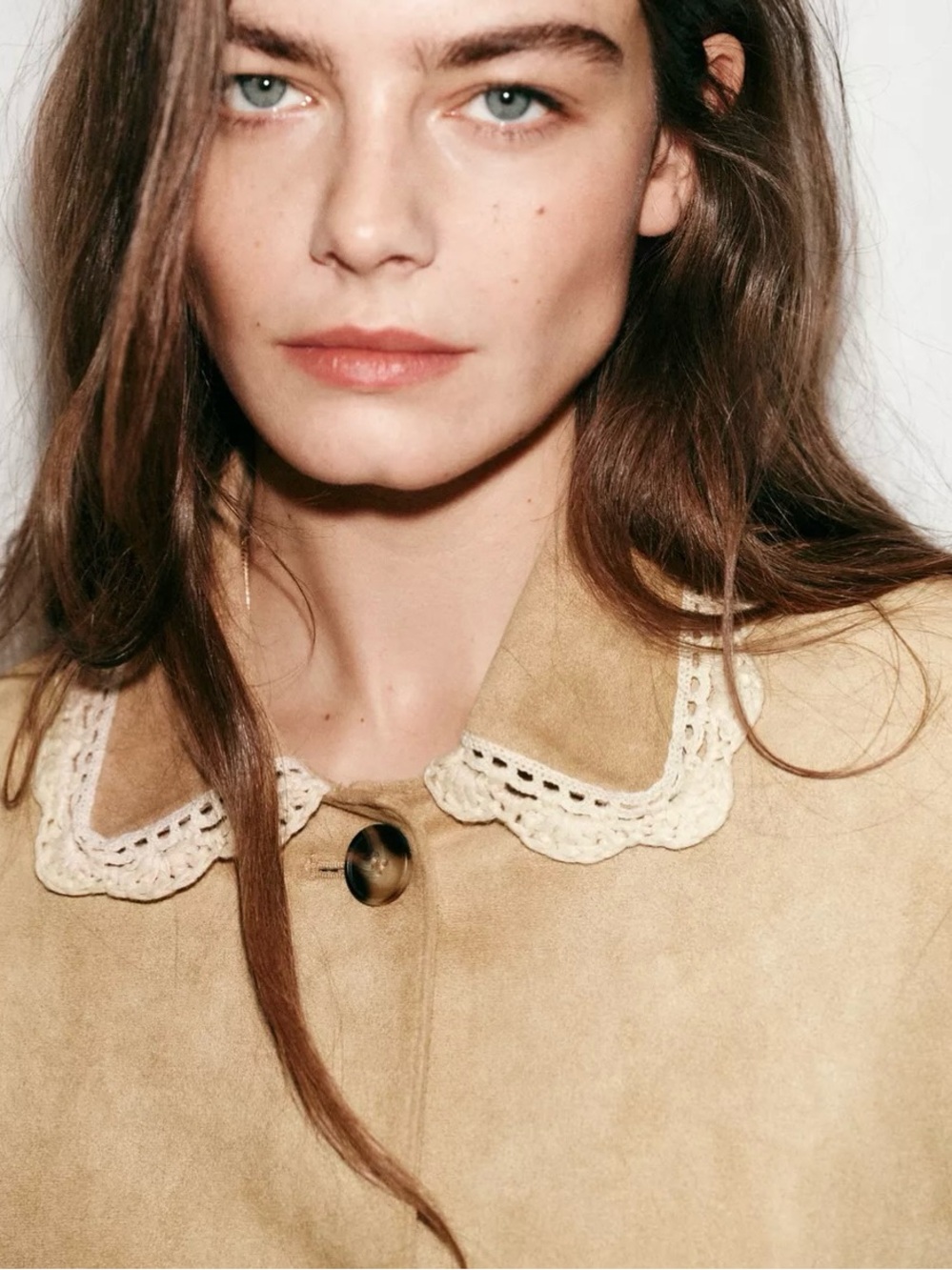 NWT ZARA FAUX SUEDE JACKET - Picture 3 of 10